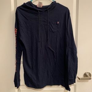 Simply Southern hooded t-shirt (navy)